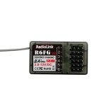 RadioLink R6FG V4 2.4GHz ISM Band 6 Channels Gyro Receiver 400 Meters Control Distance for RC6GS RC4GS T8S/T8FB Transmitter